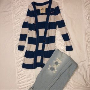 Comfy and cozy hollister open front cardigan